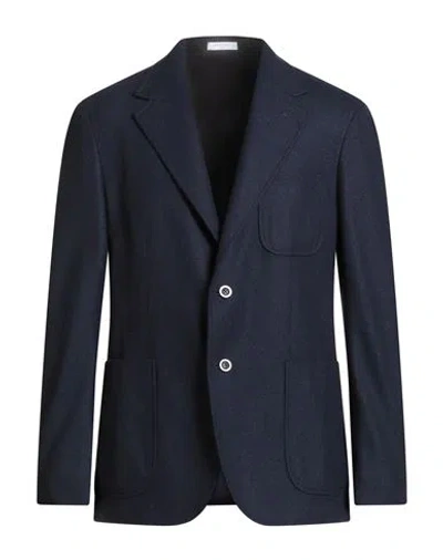 Boglioli Man Blazer Midnight Blue Size 44 Virgin Wool