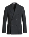 Boglioli Man Blazer Midnight Blue Size 44 Virgin Wool In Blue