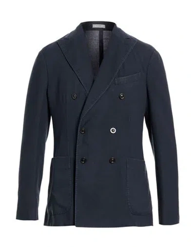 Boglioli Man Blazer Midnight Blue Size 44 Virgin Wool