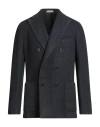 Boglioli Man Blazer Midnight Blue Size 44 Virgin Wool, Cashmere In Blue