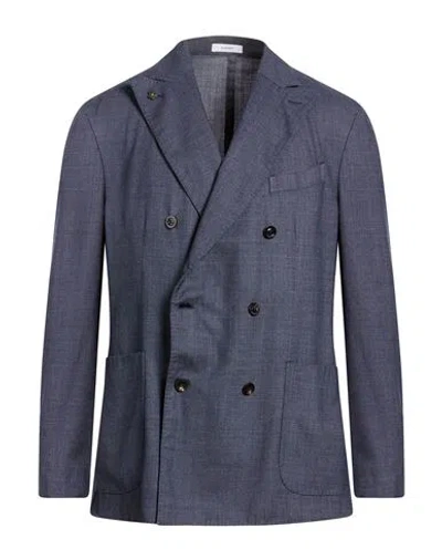 Boglioli Man Blazer Midnight Blue Size 44 Virgin Wool, Polyester