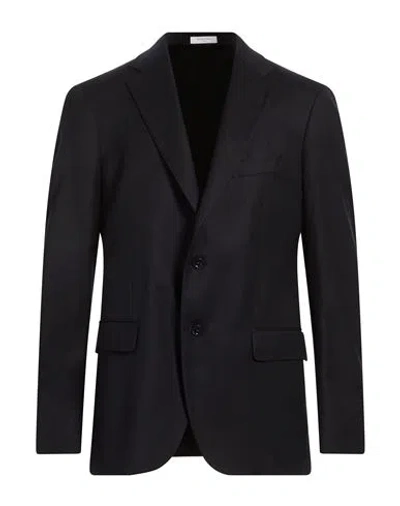 Boglioli Man Blazer Midnight Blue Size 44 Virgin Wool, Silk
