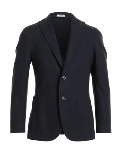 Boglioli Man Blazer Midnight Blue Size 46 Cotton