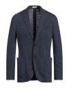 Boglioli Man Blazer Midnight Blue Size 46 Virgin Wool