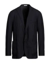 Boglioli Man Blazer Midnight Blue Size 46 Wool In Blue