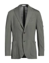 Boglioli Man Blazer Military Green Size 38 Virgin Wool In Green
