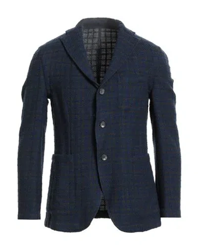 Boglioli Man Blazer Military Green Size 38 Virgin Wool, Cotton, Cashmere