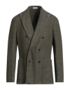 Boglioli Man Blazer Military Green Size 40 Virgin Wool, Cashmere In Green