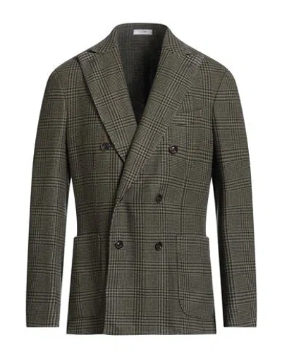 Boglioli Man Blazer Military Green Size 40 Virgin Wool, Cashmere