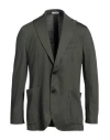 Boglioli Man Blazer Military Green Size 42 Virgin Wool