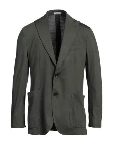 Boglioli Man Blazer Military Green Size 42 Virgin Wool