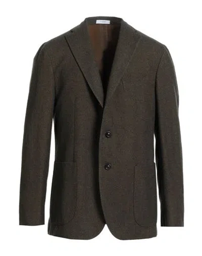 Boglioli Man Blazer Military Green Size 42 Virgin Wool