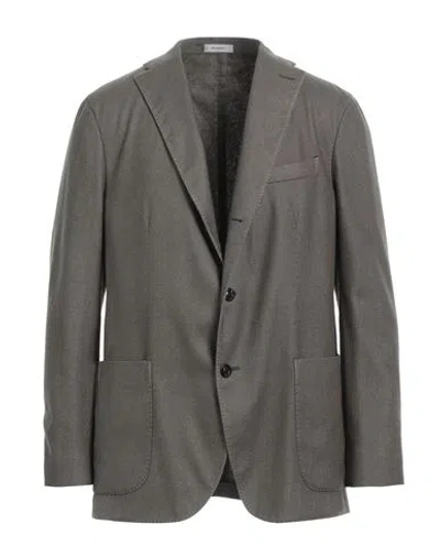 BOGLIOLI BOGLIOLI MAN BLAZER MILITARY GREEN SIZE 44 WOOL, POLYESTER