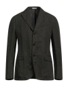 Boglioli Man Blazer Military Green Size 46 Linen