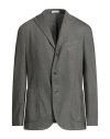 Boglioli Man Blazer Military Green Size 46 Wool, Polyester In Black