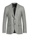 Boglioli Man Blazer Military Green Size 46 Wool, Cashmere, Silk, Linen In Green