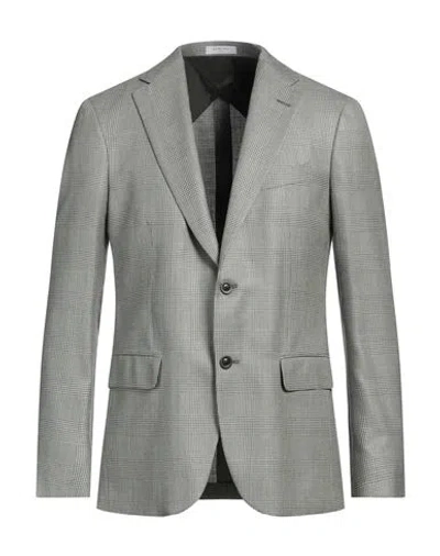 Boglioli Man Blazer Military Green Size 46 Wool, Cashmere, Silk, Linen
