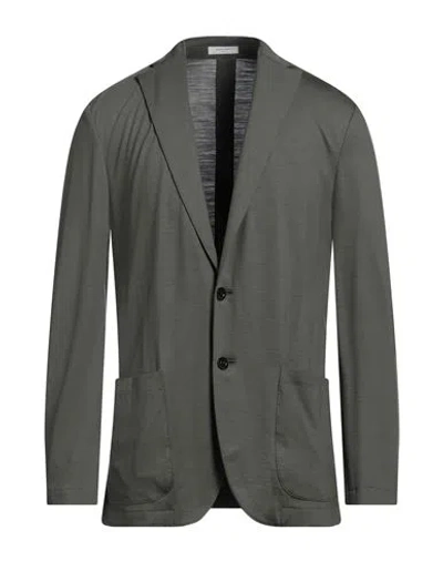 Boglioli Man Blazer Military Green Size L Virgin Wool