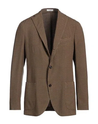 Boglioli Man Blazer Mustard Size 42 Virgin Wool In Yellow