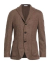 Boglioli Man Blazer Mustard Size 38 Wool, Polyamide, Nylon In Yellow