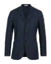 Boglioli Man Blazer Navy Blue Size 38 Wool In Navy Blue