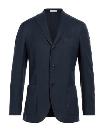 Boglioli Man Blazer Navy Blue Size 38 Wool