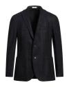 Boglioli Man Blazer Navy Blue Size 46 Virgin Wool In Navy Blue