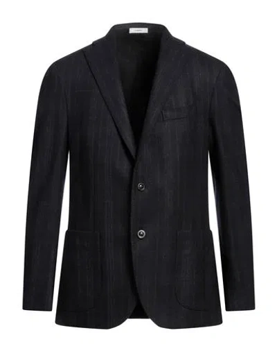 Boglioli Man Blazer Navy Blue Size 46 Virgin Wool