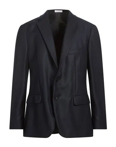 Boglioli Man Blazer Navy Size 36 Virgin Wool In Blue