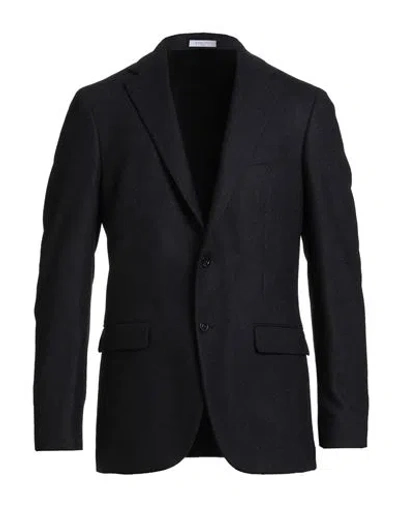Boglioli Man Blazer Navy Size 38 Virgin Wool, Cashmere In Blue