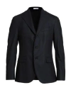 Boglioli Man Blazer Navy Size 38 Virgin Wool, Polyamide, Cashmere In Blue