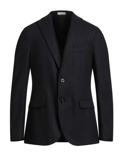 Boglioli Man Blazer Navy Size 38 Wool, Polyamide In Blue
