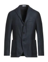 Boglioli Man Blazer Navy Size 40 Wool, Polyamide, Nylon In Blue