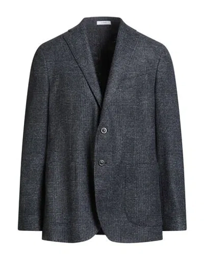 Boglioli Man Blazer Navy Size 42 Acrylic, Virgin Wool, Polyester In Blue