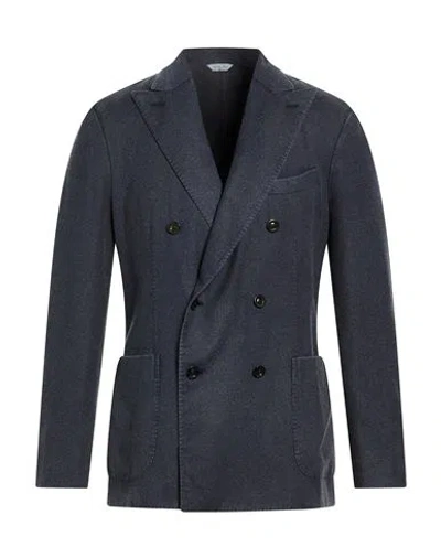 Boglioli Man Blazer Navy Size 42 Virgin Wool In Blue