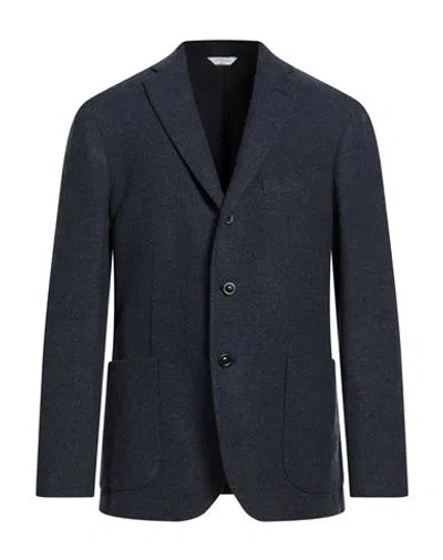 Boglioli Man Blazer Navy Size 42 Wool, Cashmere In Blue