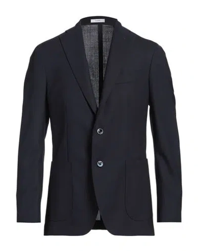 Boglioli Man Blazer Navy Size 42 Virgin Wool In Blue