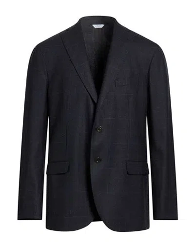Boglioli Man Blazer Navy Size 46 Virgin Wool In Blue