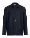 Boglioli Man Blazer Navy Size 46 Virgin Wool, Polyester, Elastane In Blue