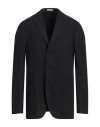 Boglioli Man Blazer Navy Size 46 Wool In Black