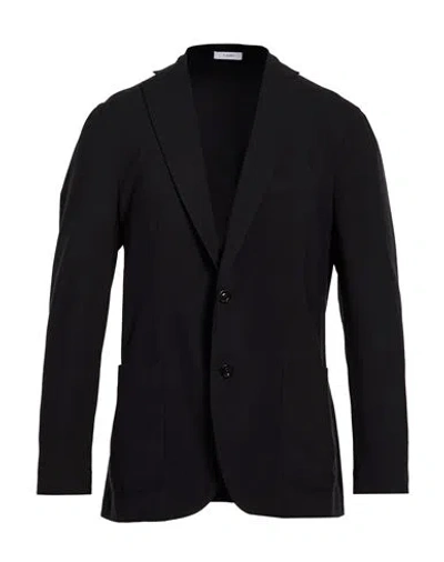 Boglioli Man Blazer Navy Size 50 Virgin Wool In Black