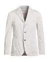 Boglioli Man Blazer Off White Size 38 Cotton, Elastane In Neutral