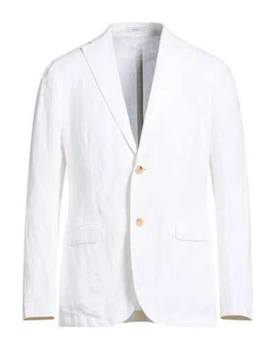 Boglioli Man Blazer Off White Size 44 Linen