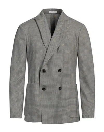 Boglioli Man Blazer Sage Green Size 38 Virgin Wool