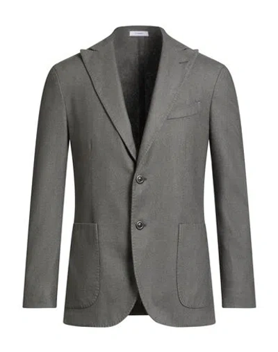 Boglioli Man Blazer Sage Green Size 46 Wool, Polyester
