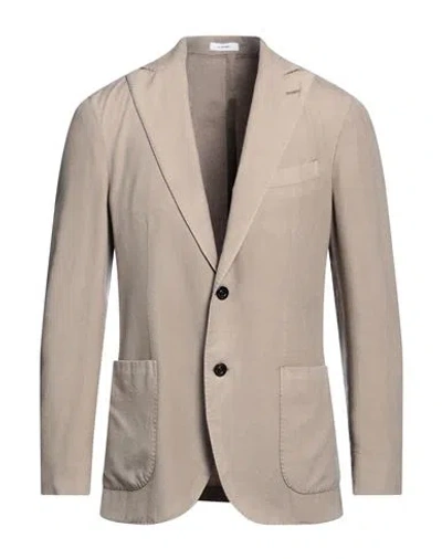 Boglioli Man Blazer Sand Size 38 Cashmere In Neutral