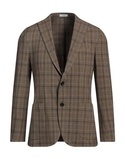 Boglioli Man Blazer Sand Size 42 Virgin Wool In Beige