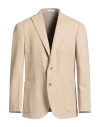 Boglioli Man Blazer Sand Size 44 Cotton In Gray