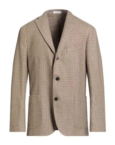Boglioli Man Blazer Sand Size 44 Virgin Wool