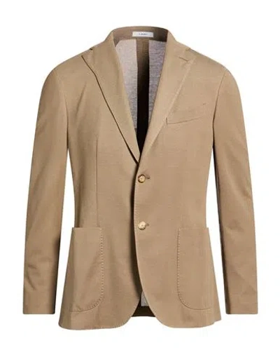 Boglioli Man Blazer Sand Size 46 Cotton In Neutral